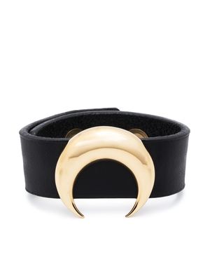 Marine Serre Moon cuff-style bracelet - Black