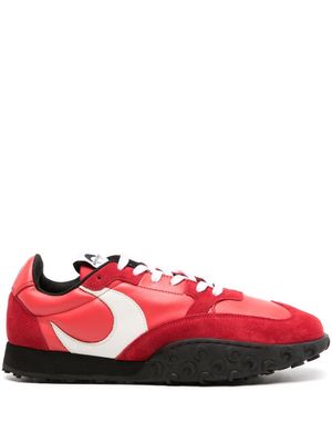 Marine Serre MS Rise leather sneakers - Red