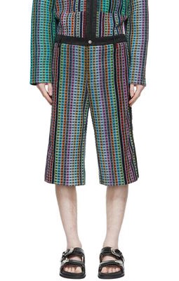 Marine Serre Multicolor Cotton Shorts