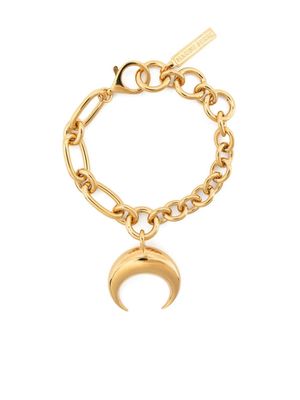 Marine Serre Regenerated Moon chain bracelet - Gold