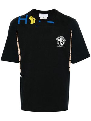 Marine Serre Regenerated panelled T-shirt - Black