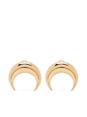 Marine Serre Teen Moon stud earrings - Gold