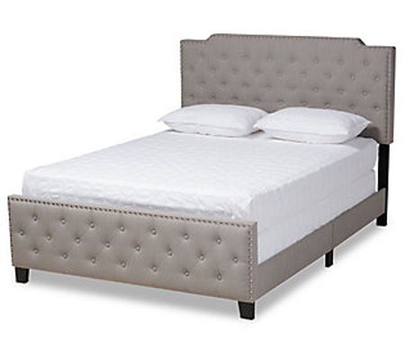 Marion Fabric Button Tufted Full Size Panel Bed