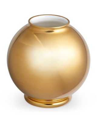 Marion Gilded Round Vase