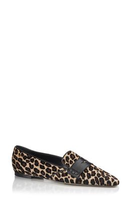 MARION PARKE Chase Genuine Calf Hair Loafer in Leopard