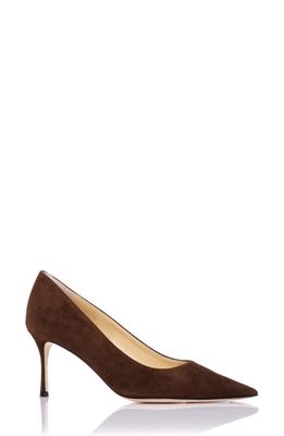 MARION PARKE Pointed Toe Pump in Chocolate