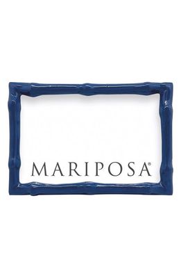 Mariposa Blue Sand Cast Aluminum Picture Frame