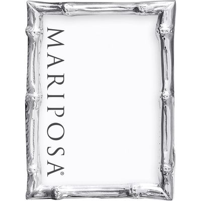 Mariposa Recycled Aluminum Picture Frame in Silver 