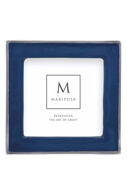 Mariposa Signature Enamel Picture Frame in Blue