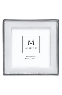 Mariposa Signature Enamel Picture Frame in White