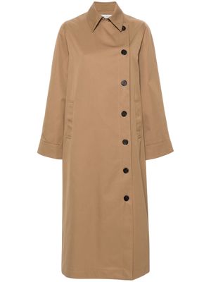 MARK KENLY DOMINO TAN twill trench coat - Brown