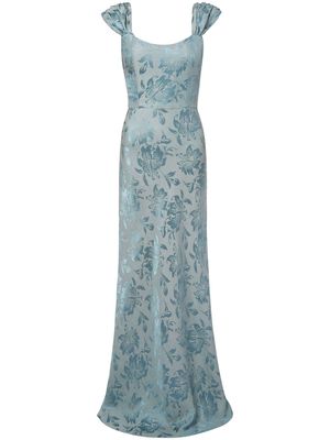 Markarian Florence jacquard evening gown - Blue