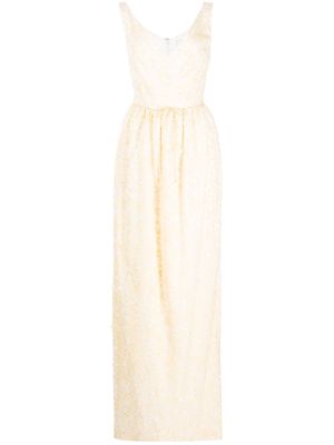Markarian sleeveless evening dress - Yellow