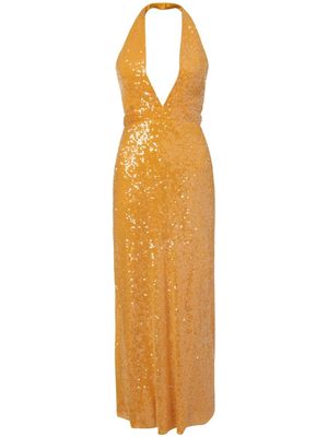 Markarian Valerie Saffron Sequin dress - Yellow