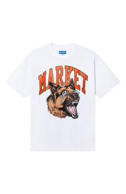 MARKET Beware Crying Graphic T-Shirt in White