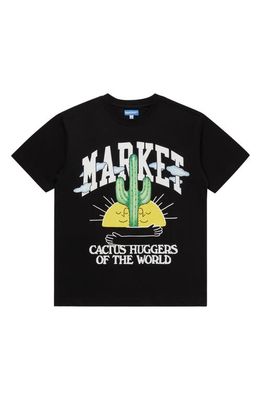 MARKET Cactuc Lovers Cotton Graphic Tee in Black