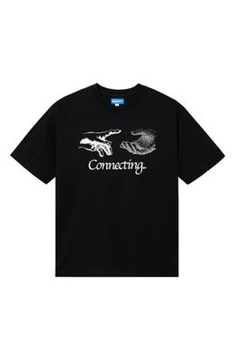 MARKET Connecting Graphic T-Shirt in Black