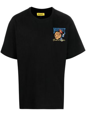 MARKET graphic logo print T-shirt - Black