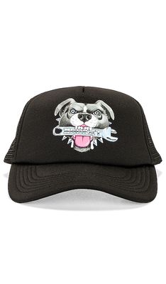 MARKET Junkyard Dog Trucker Hat in Black