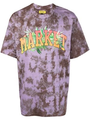MARKET logo-print cotton T-shirt - Brown