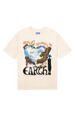 MARKET Love Nature Graphic T-Shirt in Ecru