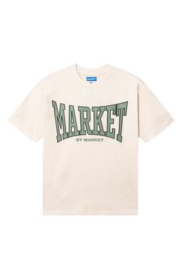 MARKET Persistent Cotton Graphic T-Shirt in Ecru