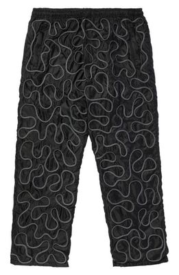 MARKET Reflective Rope Pants in Black