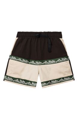 MARKET Sequoia Tech Shorts in Brown/Ivory