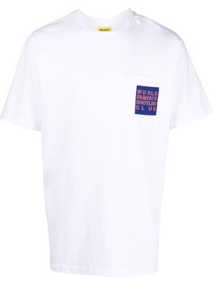 MARKET slogan-patch cotton T-shirt - White