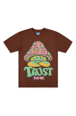 MARKET SMILEY Guide Cotton Graphic T-Shirt in Acorn