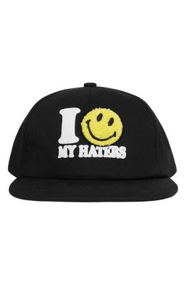 MARKET SMILEY Haters Baseball Cap in Vintage Black