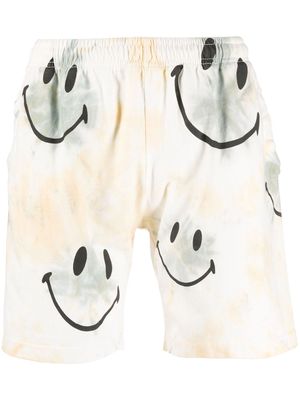MARKET Smiley Shibori track shorts - Neutrals