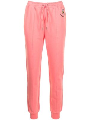 Markus Lupfer Aliza embroidered logo trousers - Pink