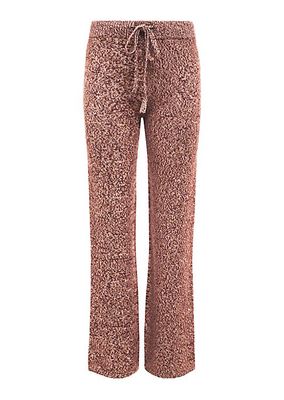 Marled Wool-Blend Lounge Pants