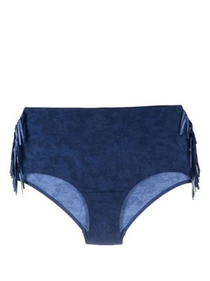 Marlies Dekkers Alabama Shakes high-waist bikini bottoms - Blue