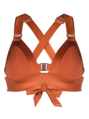 Marlies Dekkers cache-coeur bralette bikini top - Orange