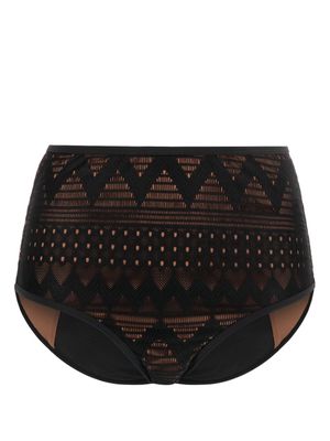 Marlies Dekkers Dolce Vita crochet-panel bikini bottoms - Black
