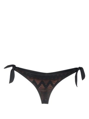 Marlies Dekkers Dolce Vita panelled bikini bottoms - Black