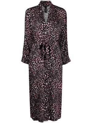 Marlies Dekkers Night Fever leopard-print kimono - Pink