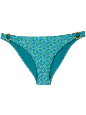 Marlies Dekkers Oceana abstract-print bikini-bottoms - Green