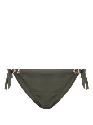 Marlies Dekkers Royal Navy side-tie bikini bottoms - Green