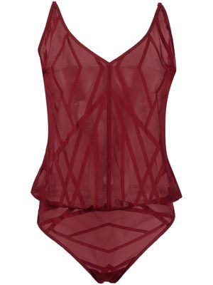 Marlies Dekkers The Illusionist mesh body - Red