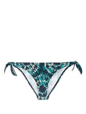 Marlies Dekkers tie-dye bikini bottoms - Blue