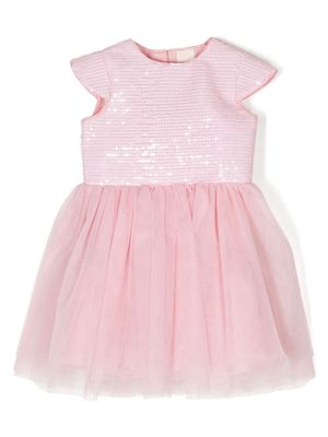 MARLO Belle sequin-embellished dress - Pink