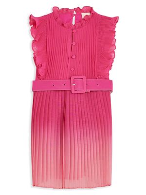 MARLO Isla pleated dress - Pink