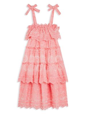 MARLO Juniper embroidered dress - Pink