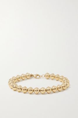 Marlo Laz - Squash Blossom 14-karat Gold Bracelet - one size