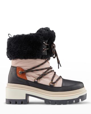Marlow Nylon Faux Fur Winter Boots