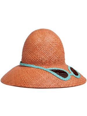 Marni 3d detailed bucket hat - Orange