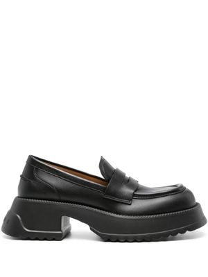Marni 55mm leather loafers - Black